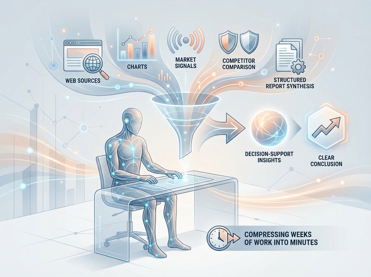 AI research and strategy visual